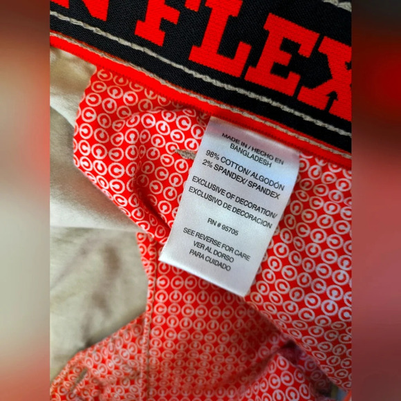 IronFlex Cargo Shorts Tan size 38 Work Carpenter Flex‎ Cotton Lightweight 2 set - Picture 7 of 9